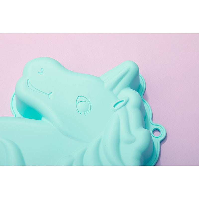 Mimo Unicorn Cake Mould, Light Green Silicone
