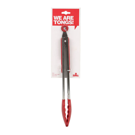 Red Silicone Zing Tongs