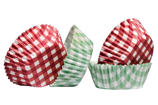 Gingham 60Pcs Medium Cupcake Cases