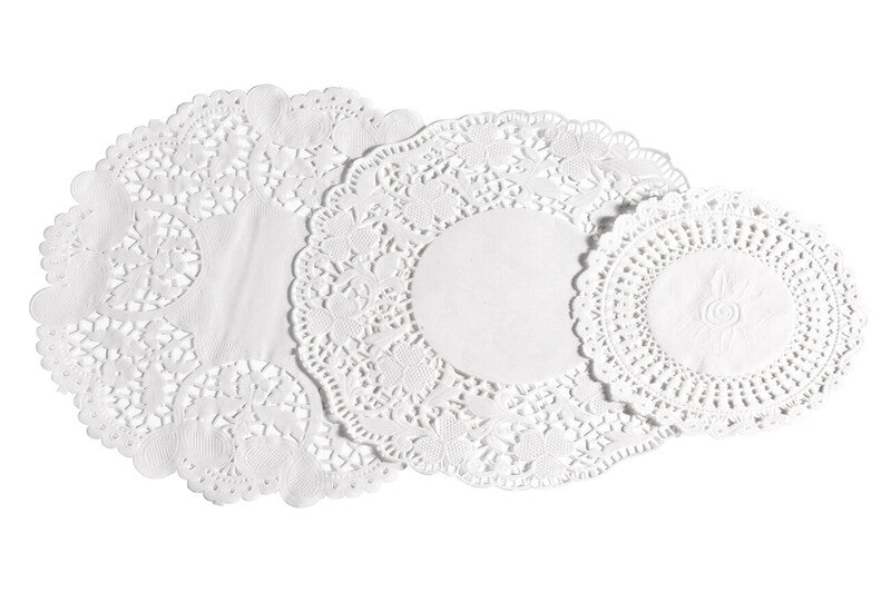 Doilies 30pcs White Pape