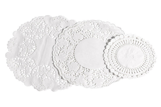 Doilies 30pcs White Pape