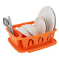 Orange Plastic Dish Drainer