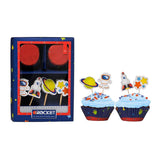 Rocket Cupcake Cases and Toppers Set - Premier Home
