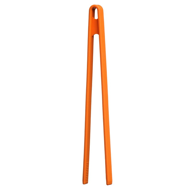 Zing Orange Silicone Tongs