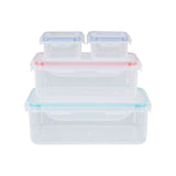 Multicoloured Lids 4pc Food Containers - Premier Home