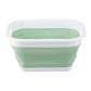 Averill Collapsible Green White Laundry Basket - Premier Home