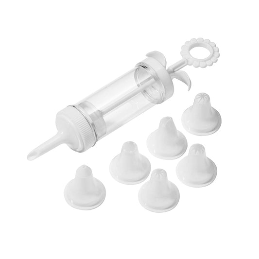 Plastic Cake Decorating Set With 6 Nozzles
