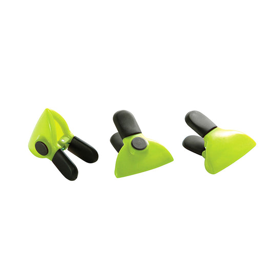 Lime Green Magnetic Clips - Set Of 3