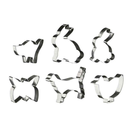 6pc Animal Shapes Cutter Set