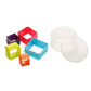 5Pc Square Fluted Shape Cutter - Premier Home