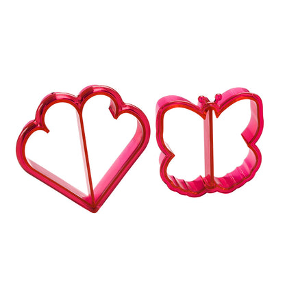 Butterfly and Heart Sandwich Cutters