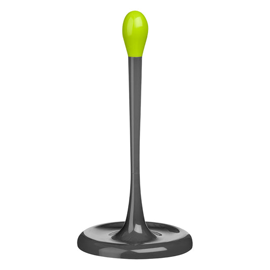 Grey And Lime Green Kitchen Roll Holder