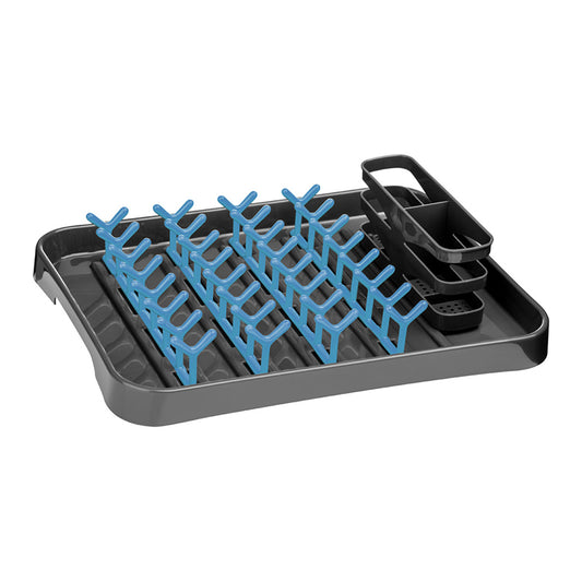 Grey And Blue Dish Drainer
