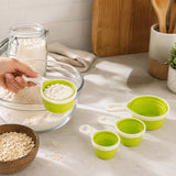 Zing Lime Green Measuring Cups - Set Of 4
