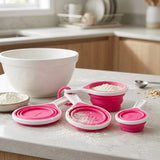 Zing Hot Pink Measuring Cups - Set Of 4