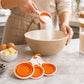 Zing Orange Silicone Measuring Cups