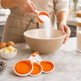 Zing Orange Silicone Measuring Cups