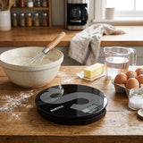 Sorted Black Glass Kitchen Scale - 2Kg