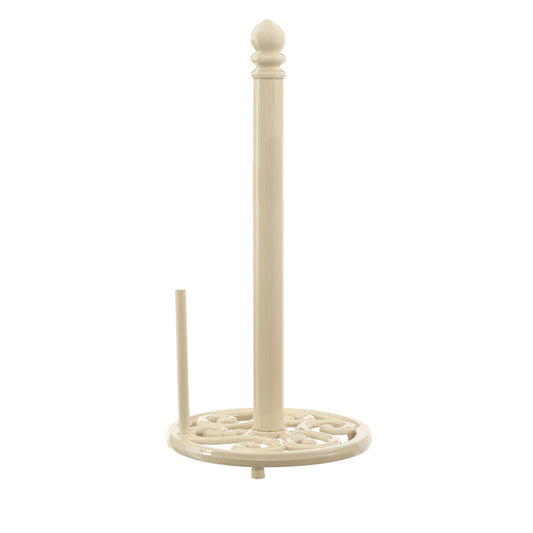 Cream Cast Iron Kitchen Roll Holder