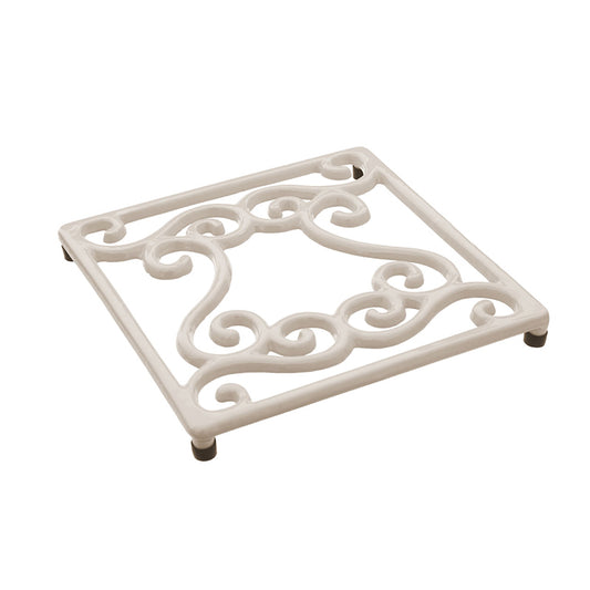 Cream Cast Iron Trivet