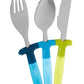 "Brasserie Cutlery Set featuring elegant stainless steel design with forks, knives, and spoons.