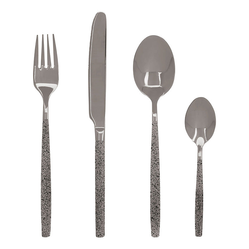 Marble cutlery set with modern design. Perfect for dining and kitchen essentials.