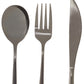 Mimo 3 Pc Black Portable Cutlery Set