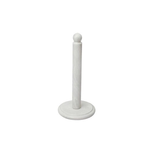 Kindia White Marble Kitchen Roll Holder