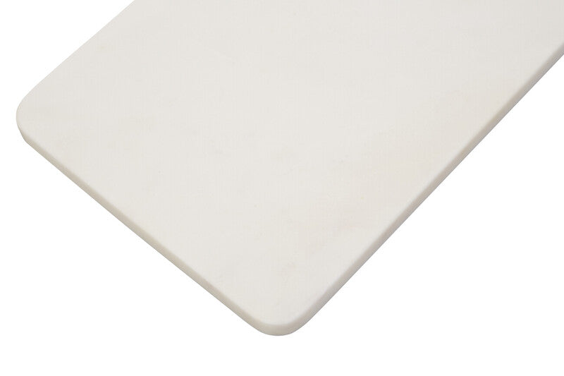 Kindia White Marble Chopping and Serving Board with Hanging Loop