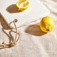 Kindia White Marble Chopping and Serving Board with Hanging Loop