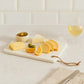 Kindia White Marble Chopping and Serving Board with Hanging Loop