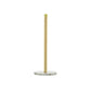 Delphine Light Gold Small Kitchen Roll Holder With Marble Base - Premier Home