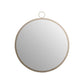 Karval Round Wall Mirror With Gold Finish Frame - Premier Home