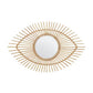 Mataram Natural Rattan Eye Shape Wall Mirror - Premier Home