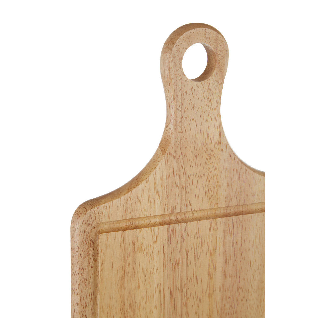 Rubberwood Indented Paddle Chopping Board