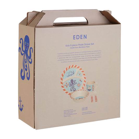 Eden 5Pc Kids Pirate Dinner Set