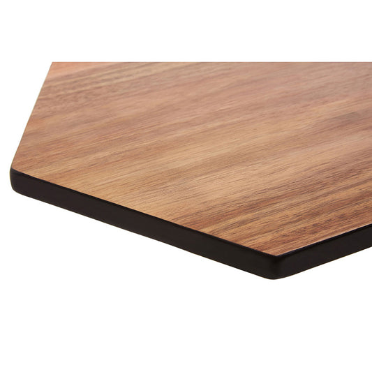 Socorro Hexagonal Black Edge Chopping Board