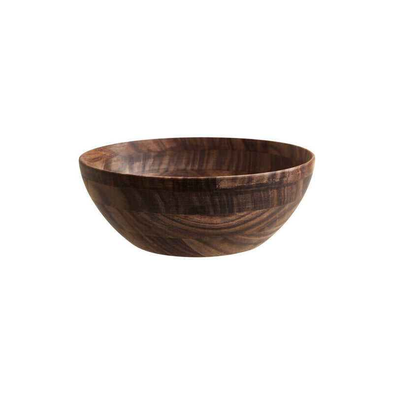 Rosi Large Round Sheesham Wood Salad Bowl
