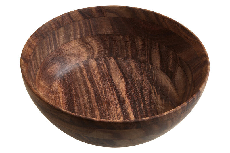 Rosi Large Round Sheesham Wood Salad Bowl
