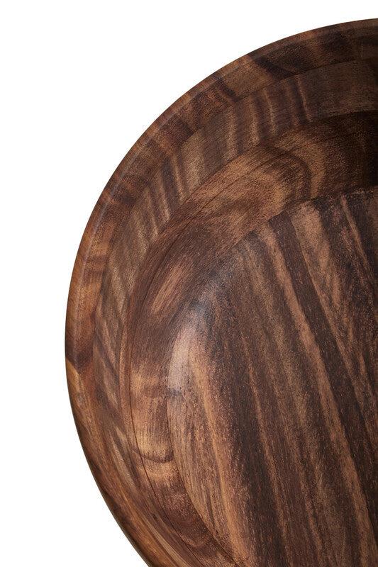 Rosi Large Round Sheesham Wood Salad Bowl