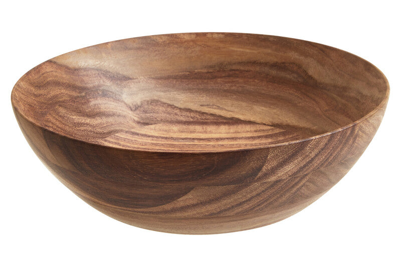Rosi Small Round Sheesham Wood Salad Bowl