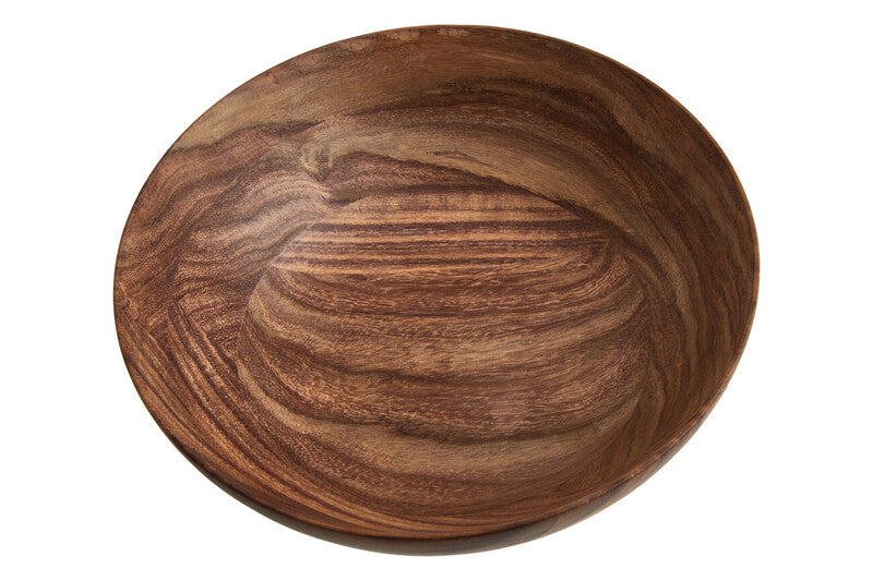 Rosi Small Round Sheesham Wood Salad Bowl