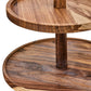 Kora Sheesham Wood Two Tier Cake Stand