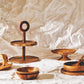 Kora Sheesham Wood Two Tier Cake Stand