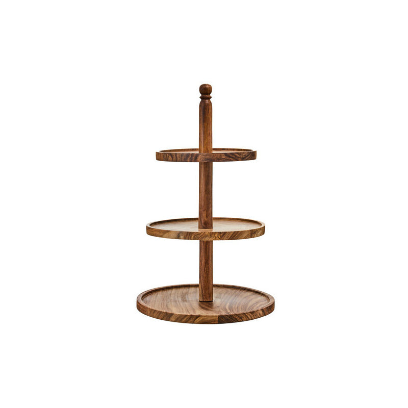Kora Sheesham Wood Three Tier Cake Stand
