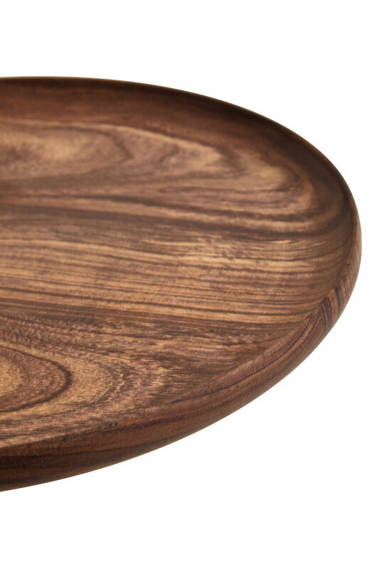 Rosi Round Sheesham Wood Plate