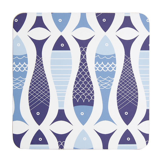 Pisces Cork Coasters - Set Of 4