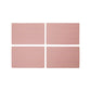 4Pc Frosted Deco Pink Placemats - Premier Home