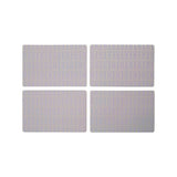 4Pc Frosted Deco Purple Placemats - Premier Home