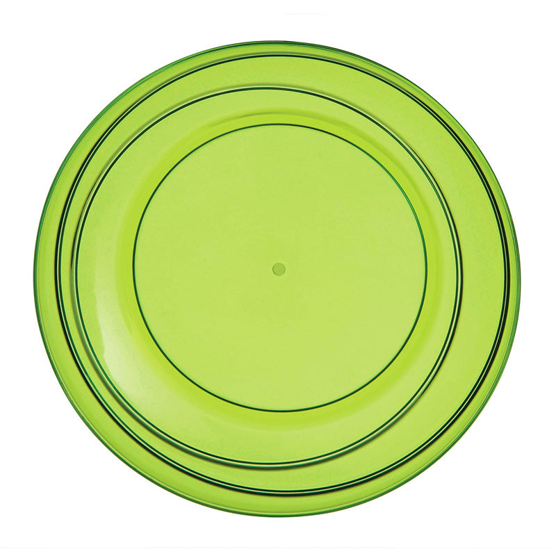 Green Plastic Summer Plate